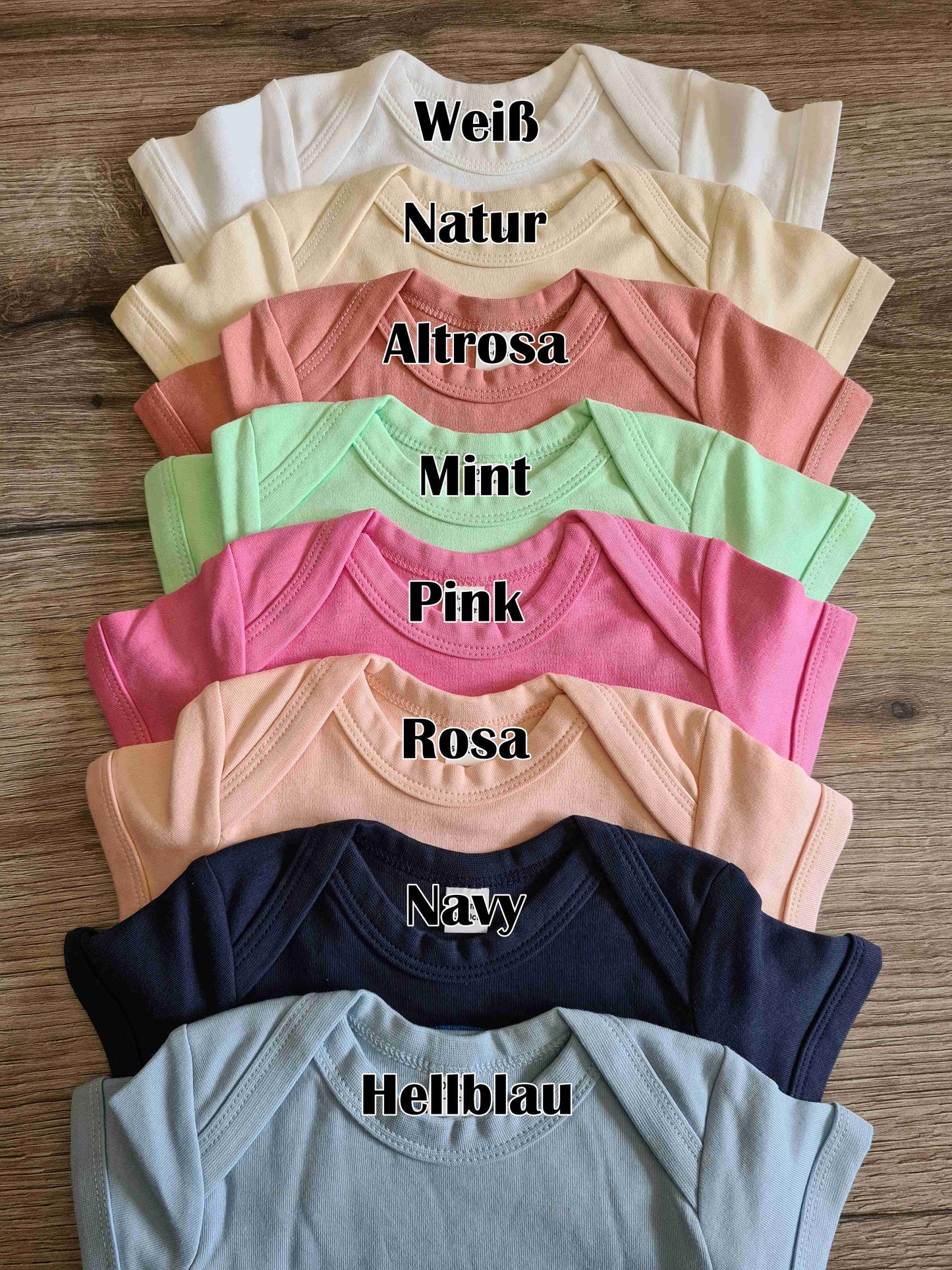 Babybody Regenbogen Herz Junge