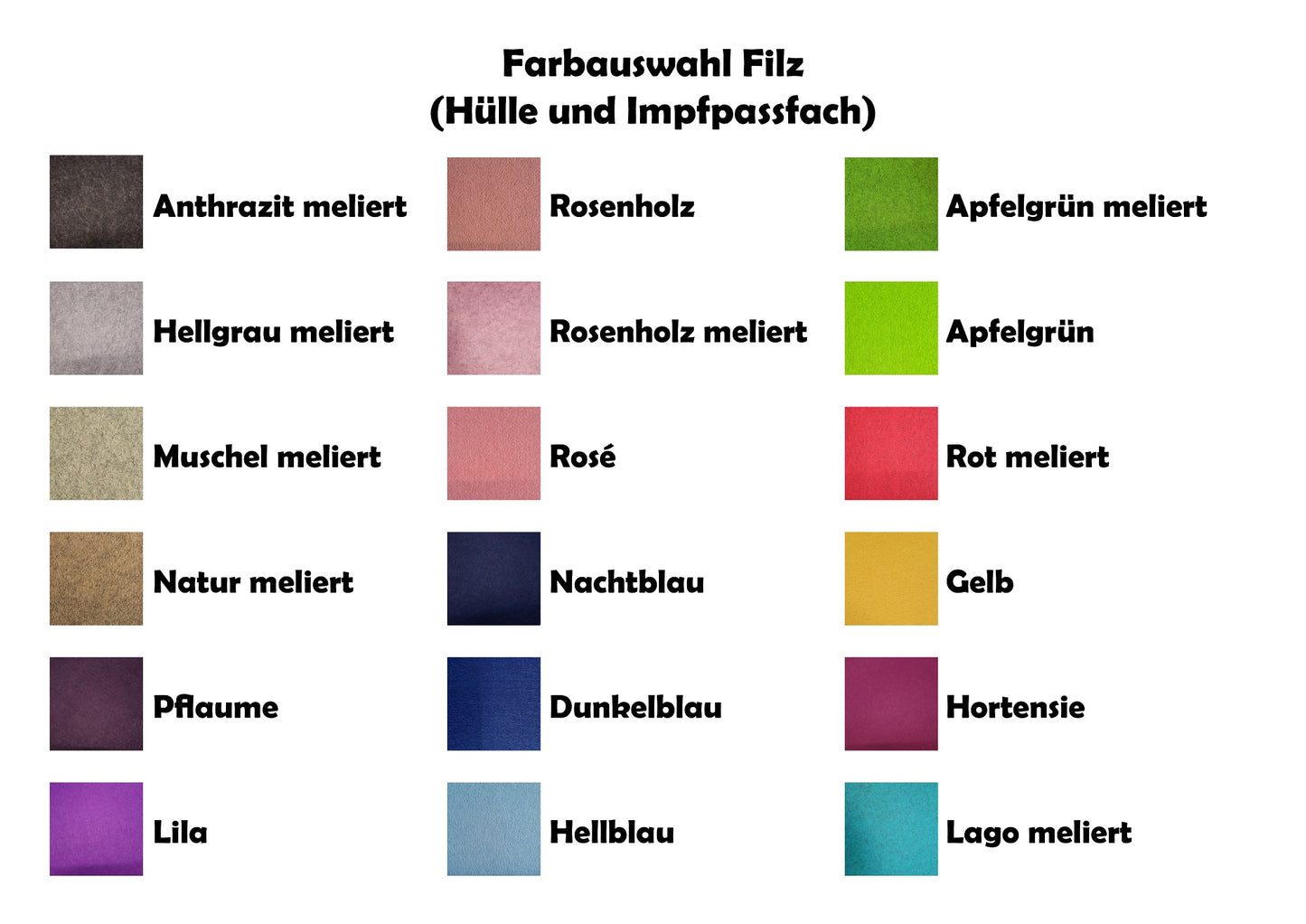Mutterpasshülle - Filz - Mama Papa Wunder - Mutterpass